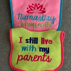 💥Buy2Get1Free 2 bibs brand new without tags